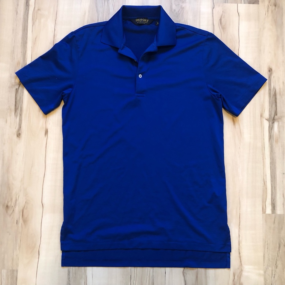 Polo Golf Ralph Lauren Performance Pima Cotton Short-Sleeve Polo in Cobalt Blue